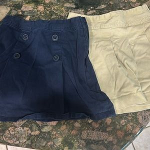 Children’s place girls skorts
